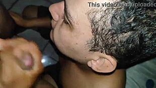 Hot Gay Guy Receives Cumshot in Mouth with Passion 😈