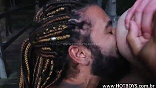 Gay Threesome Rimjob By Poolside Group