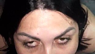 Big Cock Explodes in Amateur's Mouth During Intense Handjob