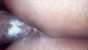 ebony wife rides cock in pov