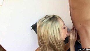 Blonde Jenny Sucks Dick, Gets Fucked Hard!