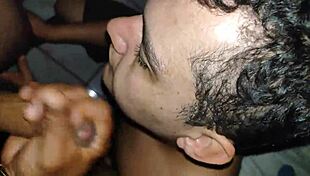 Hot Gay Guy Receives Cumshot in Mouth with Passion 😈
