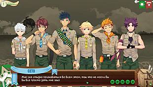 man, playing game friends camp ep 24 with russian voice acting is wild