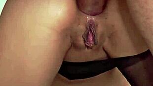 i got this slutty milf squirting from anal