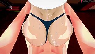 samui engages in intense pov action in naruto fantasy with sheer see-through elements