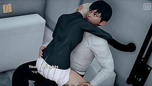 In this game, the teen bully becomes a lover with his massive cock.