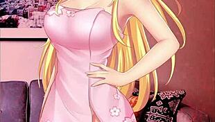 My neighbor is a yandere in this hentai game episode with neutral ending