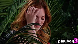 celeste rasmussen poses naked, exposing hairy pussy and curvy body