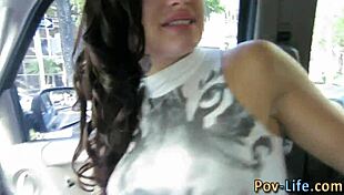 Teens Big Tits Jizzed POV by Monster Cock Action!