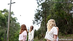 Australian anime yoga retreat with natural poses and relaxation