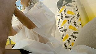 Hot Blonde Ruins His Orgasm!