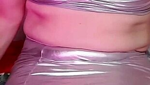 hey, wanna see this blue dress crossdresser sissy slut in action?