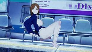 In Shibuya, wild sex unfolds with hentai babe in Jujutsu Kaisen