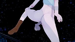 In Shibuya, wild sex unfolds with hentai babe in Jujutsu Kaisen