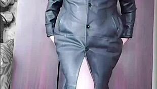 hey, wanna see this blue dress crossdresser sissy slut in action?