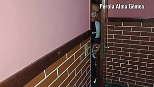 almost got caught givin’ it to my neighbor, oops... big black cock action!