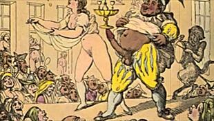 Vintage Erotic Illustration Teases with Retro Charm