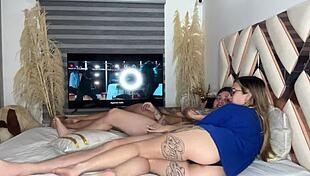 Latina Bisexual Licks Pussy During Blowjob