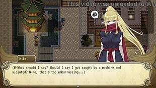 Bound Angel In Public Bondage Game Part 2