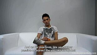 Ever Wonder How Lukas Handles a Czech Gay Casting Suck Session?