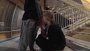 we drained two loads outside our hotel room, got caught topless