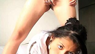 in this story, two latina teens share a boyfriend in hardcore lesbian fun