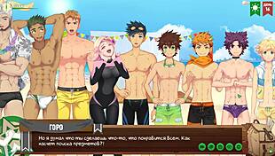 young 18+ twink plays hentai game with gay friend