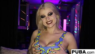 Nadia White stuffs hungry holes