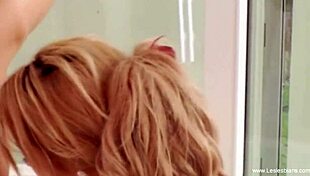 Lesbian lovers explore sensual cunilingus and strapon fucking with toys