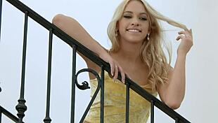 Khloe kapri fucks her brothers friend in lingerie.