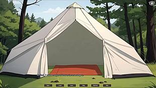 in the forest hentai game, i ask my cute girlfriend, is this your first time getting anal fucked?