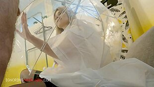 Hot Blonde Ruins His Orgasm!