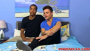 Cute Jock Craves Big Black Cock In Hot Interracial Gay Anal And Blowjob Action