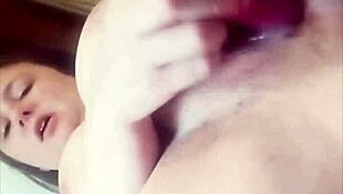 Creamy Vibrator Slides Between Wet Lips and Toys