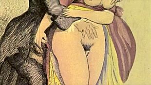 Vintage Erotic Illustration Teases with Retro Charm