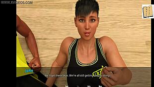 john gets hurt in college practice again, feeling that sharp pain in his leg.