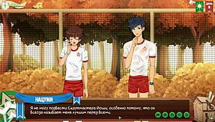 In game friends camp episode 9, natsumi gives juicy blowjob with russian voice acting. 😏🍆