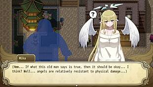 Bound Angel In Public Bondage Game Part 2