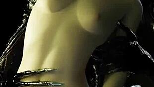 Cartoon striptease comes alive