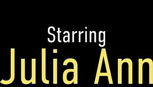 Hot Cougar Julia Ann Fingers Her Shaved Pussy and Reaches Orgasm