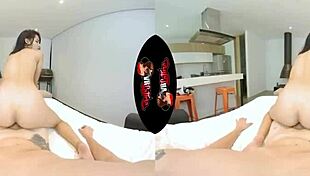 Tiny latina teen gets tight pussy pounded in vr pov.