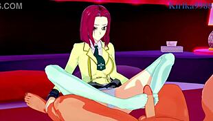 C.C. And Kallen Kouzuki Encounter The Old Man In Code Geass Hentai