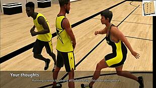 john gets hurt in college practice again, feeling that sharp pain in his leg.