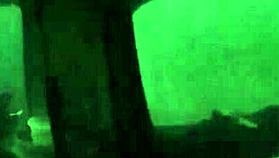 The couple parked at the park and started spooning in the car.