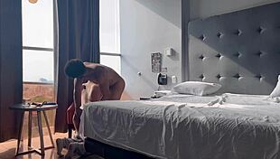 Gay Fantasy in Luxury Hotel with Beginner University Student