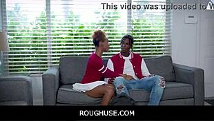 Roughuse freeuse black teen 18+ stepsister
