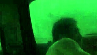 The couple parked at the park and started spooning in the car.