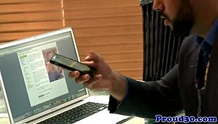 watch this gay bear dilf and hairy hunk fucking close up