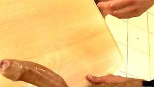 Gay stud drills tight ass while sucking cock.