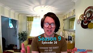 Inked Brit Gobble Geek's Cock